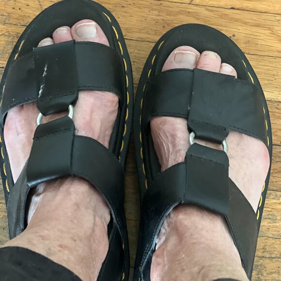 Dr. Martens Platform Sandals Francis Leather Strap Retro Women's 7 - Picture 1 of 7
